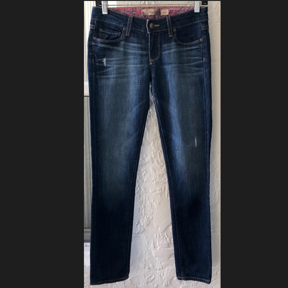 NWOT PAIGE MEDIUM WASH JEANS SIZE 25